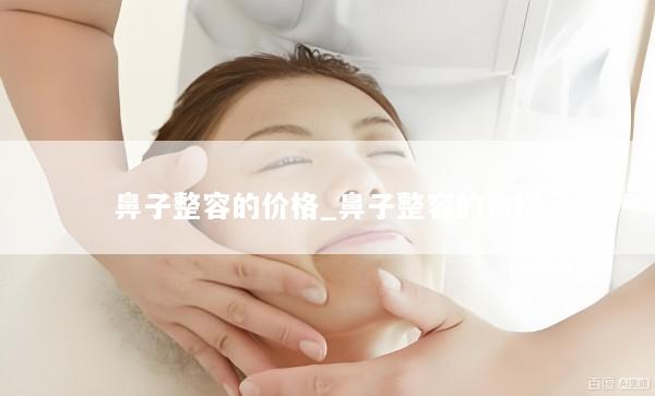 鼻子整容的价格_鼻子整容的价格